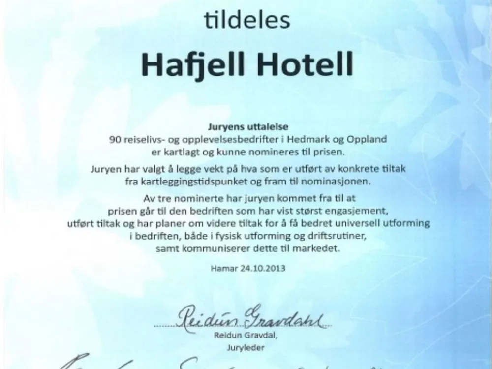 Hafjell Hotell